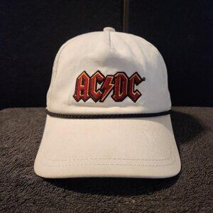 AC/DC Heavy Metal Rock Band Angus Young American Needle Rope Brim SnapBack Hat